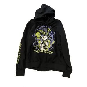 Coraline Laika Black Pullover Hoodie Mens Med